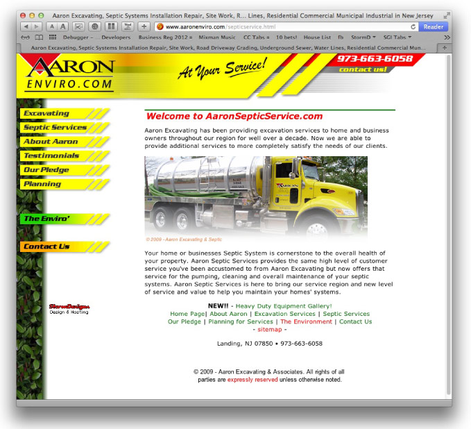 Website Design for a client who wasn't digging their previous site!