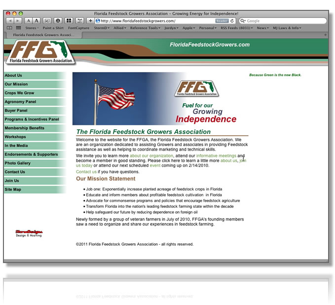 Website for the Florida Feedstock Growers Assn.